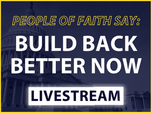 Watch: Senators and People of Faith say Build Back Better!
